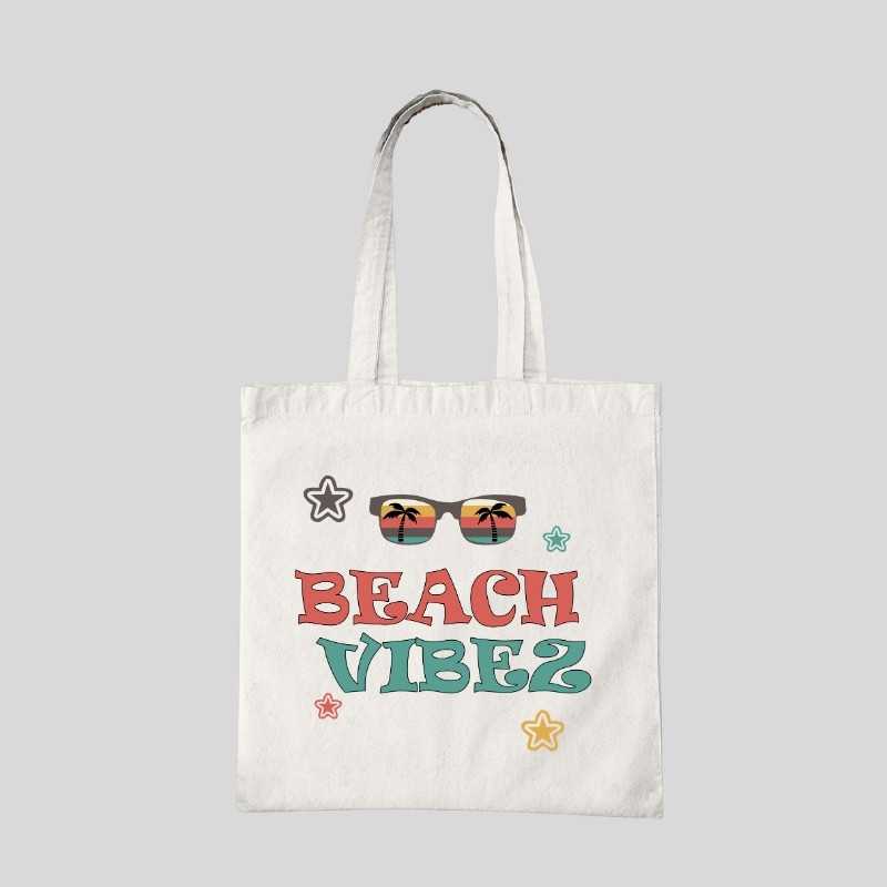 Beach vibes Tote Bags